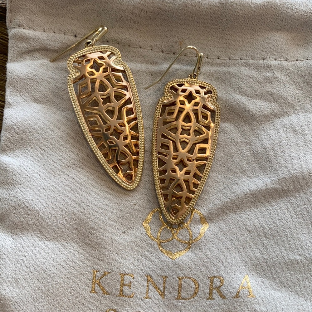 Kendra Scott mixed metal earrings